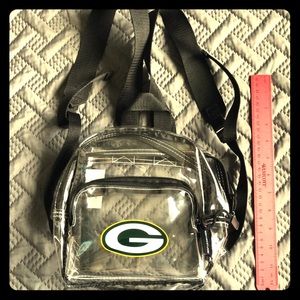 NFL Green Bay Packers clear mini backpack